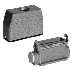 HTS Connector Housings Size 5 (HA.16) Housing - 1 Side clip at housing bottom