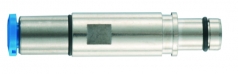 Pneumatikstiftkontakt Metall ohne Absperrung 4 mm