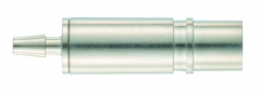 Pneumatic contact, female, without shut-off, straight, 3 mm