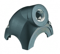 Han-Yellock 30 shell, angled, 1xM25