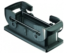 Han-Eco B 24B Bulkhead mounted housing, double locking lever