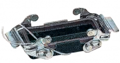 Han M 24B housing, surface mounting