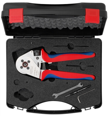 Four-indent crimping tool MicroCrimp