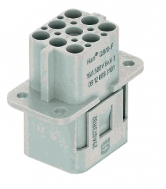 Han Q 8/0 female insert Crimp termination, 0,14 - 4 mm