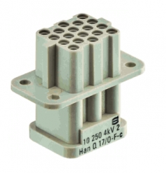 Han Q 17 female insert Crimp termination, 0,14 - 2,5 mm