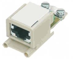 Han-Brid RJ45 C Hybrid-Netzwerksteckverbinder, Wanddurchfhrung