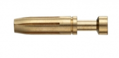 Han A/E socket contact, 0,75 mm, golden plated