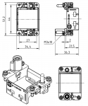 Gelenkrahmen plus fr 2 Module fr Gehuseoberteil, Baugre 6 B