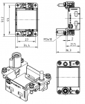 Gelenkrahmen plus, fr 2 Module fr Gehuseunterteil, Baugre 6 B