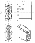 Han Multi Modul Stifteinsatz, 1,5 A