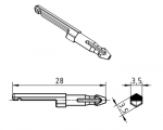 6/2 Kodierstift fr Han Q 5/0 Kontakteinstze