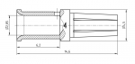 Buchsenkontakt Han-Yellock TC20 4 mm