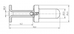 Stiftkontakt Han-Yellock TC20 0,14 - 0,37 mm, vergoldet