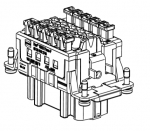 Han 10ES Press, Buchseneinsatz, 0,14 - 2,5 mm, Kfigzugfeder