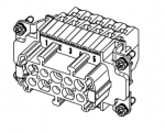 Han 10ESS, Buchseneinsatz, 0,14 - 2,5 mm, Kfigzugfeder