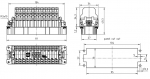 Han 24ESS, Stifteinsatz, 0,14 - 2,5 mm, Kfigzugfeder