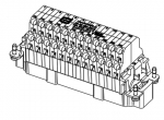 Han 24ESS, Stifteinsatz, 0,14 - 2,5 mm, Kfigzugfeder