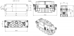 Han K 6/6 Buchseneinsatz, Crimp, 10 - 25 & 0,14 - 2,5 mm