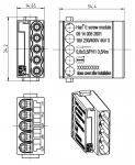 Han E-Modul Stifteinsatz, 0,5 - 2,5 mm, Schraubanschluss