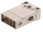 GigaBit module male insert, 0,09 - 0,52 mm², (shield-GND) crimp