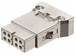 Megabit module female insert, 0,14 - 2,5 mm, (shield-GND) crimp