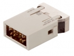 Megabit module male insert, 0,14 - 2,5 mm, (one entry) crimp