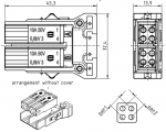 Megabit Modul Buchseneinsatz, 0,14 - 2,5 mm, (Schirm-GND) Crimp