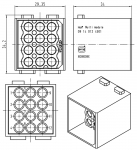 Han Multi Modul Stifteinsatz, 1,5 A, 12 Kontakte