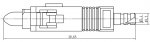 SC-POF Crimpstecker fr 1 mm Kunststoff-Faser