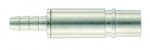 Pneumatikbuchsenkontakt, mit Absperrventil gerade, 4 mm  ID
