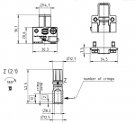 Han PE Modul, Buchseneinsatz, Crimp, 35 mm