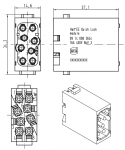 Han EE-Modul Stifteinsatz, 0,25 - 1,5 mm, Quick Lock