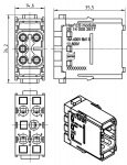 Han ES-Modul Stifteinsatz, 0,14 - 2,5 mm, Kfigzugfederanschluss, vergoldet