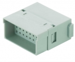 Han Full High Density Modul Stifteinsatz, 0,09 - 0,52 mm, Crimp