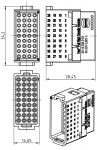 Han Full High Density Modul Buchseneinsatz, 0,09 - 0,52 mm, Crimp