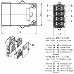 Han Gigabit Stifteinsatz, 0,09 - 0,52 mm, Crimp + Schirmung