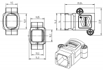 Harting Kabelklemme, D-Sub, 11 - 14 mm