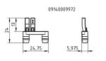 Han-Modular Compact Kodierelement 2, blau