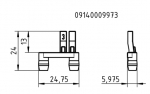 Han-Modular Compact Kodierelement 3, schwarz