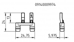 Han-Modular Compact Kodierelement 4, gelb