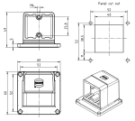 Han-Modular Twin Winkelgehuse