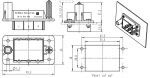 Han-Modular Andockrahmen fr 3 Module fest, a...b