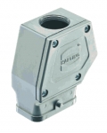 Han-Compact Tllengehuse, M25, fr Standardkabelverschraubung, vernickelt