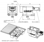 Han-Brid RJ45 C Hybrid-Netzwerksteckverbinder