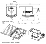 Han-Brid RJ45 C Hybrid-Netzwerksteckverbinder, Kat.6