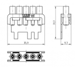 Han-Yellock Buchsentrger 2 + 3 gebrckt