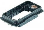 Han-Yellock 60 bulkhead housing, IP65, IP67