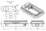 Han-Yellock 60 Anbaugehuse, IP65, IP67