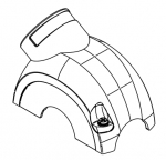 Han-Yellock 60 Gehuseoberteil, seitlicher Kabeleingang, 1xM32, IP65/IP67