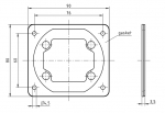 Han-Yellock 30 Adapterplatte mit Dichtung